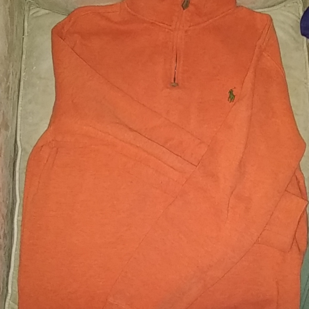 Orange polo jacket